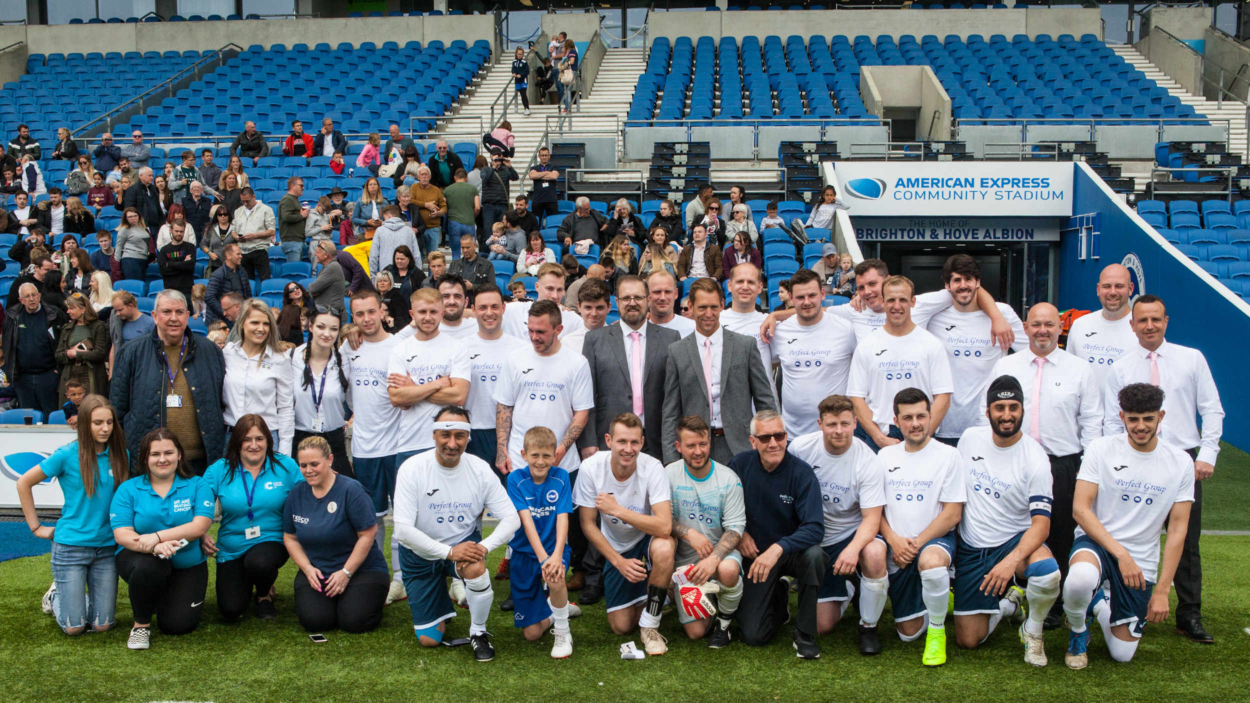 Cancer research charity football match