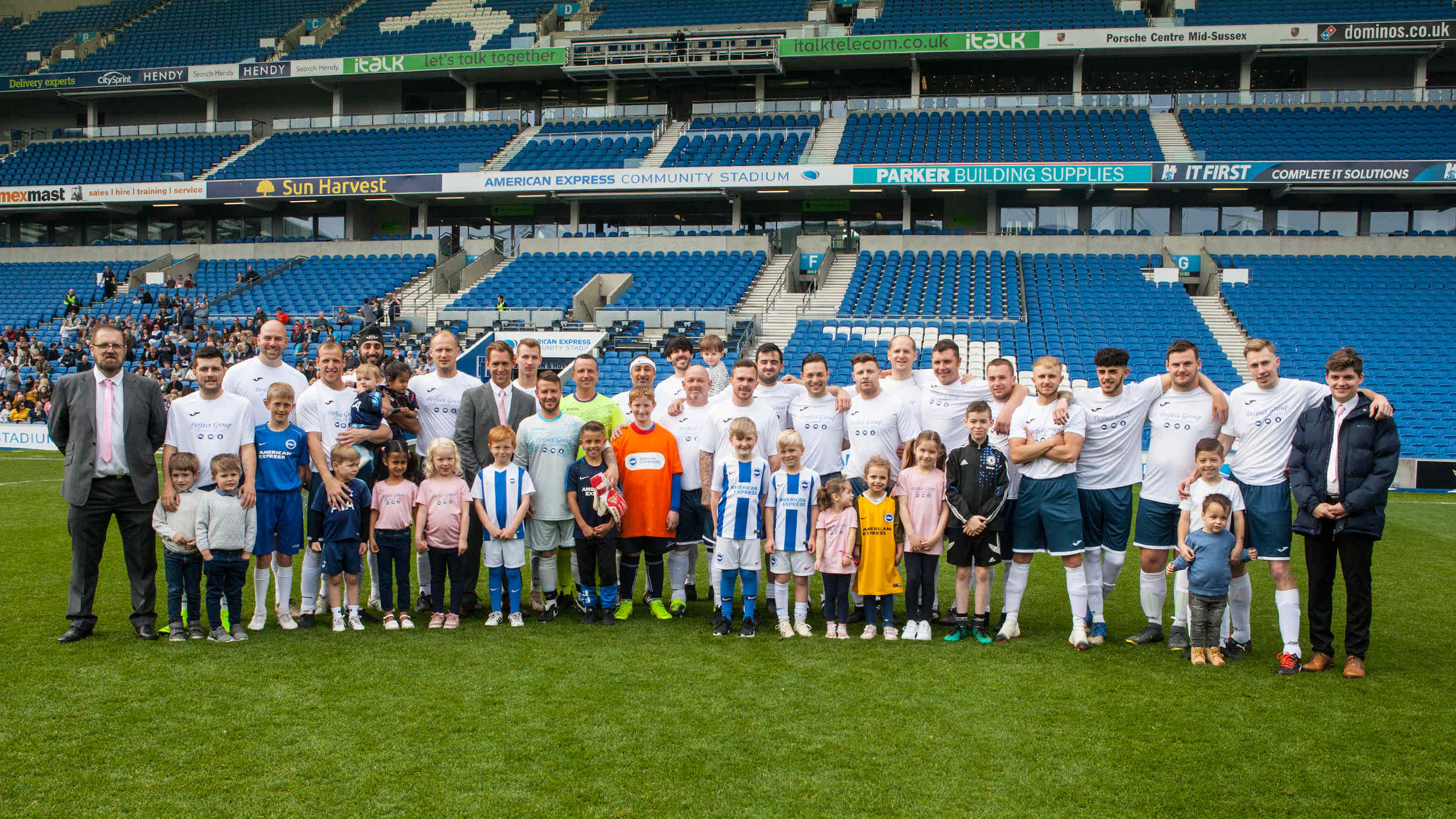Cancer research charity football match
