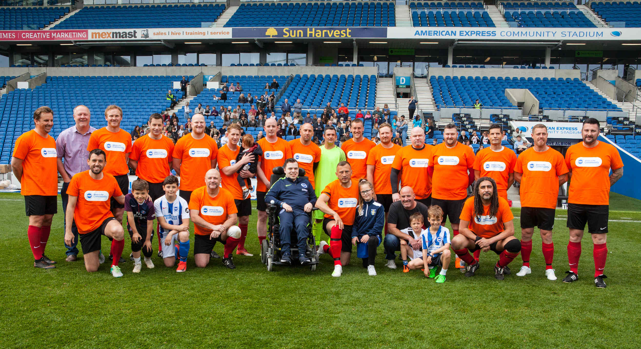 Cancer research charity football match